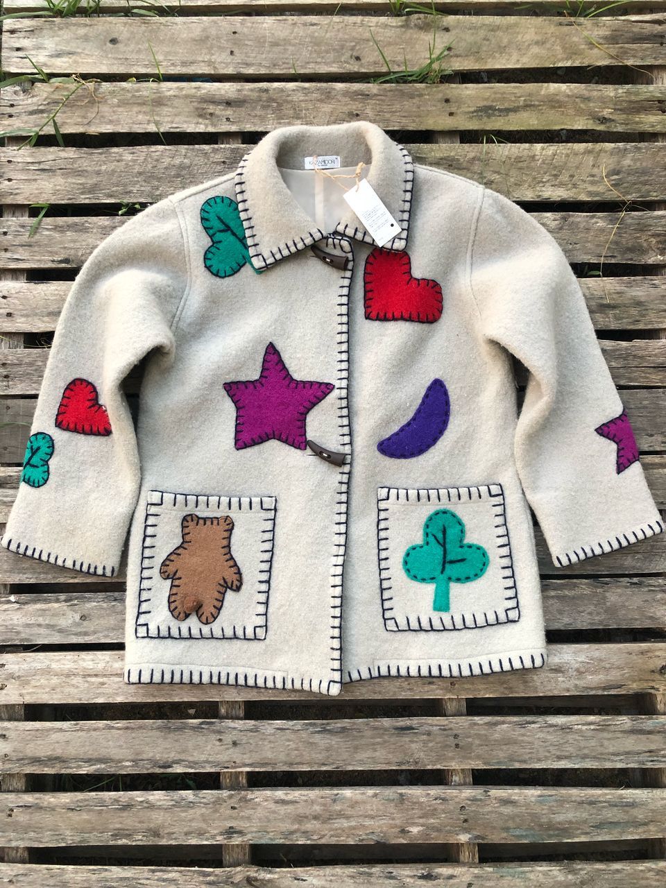 Japanese Brand × Vintage Vintage Kazamidori Patches Wool Jacket Size US M / EU 48-50 / 2 - 1 Thumbnail
