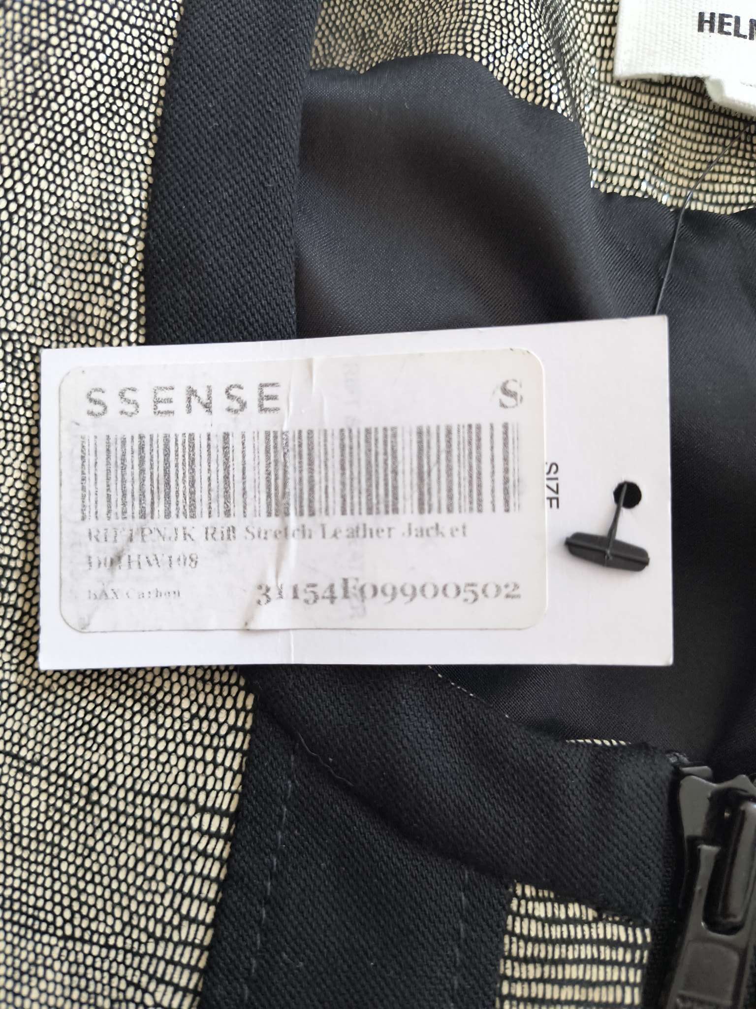 Helmut Lang HELMUT LANG Rift Stretch Leather Jacket in Carbon Grey Size S / US 4 / IT 40 - 4 Thumbnail