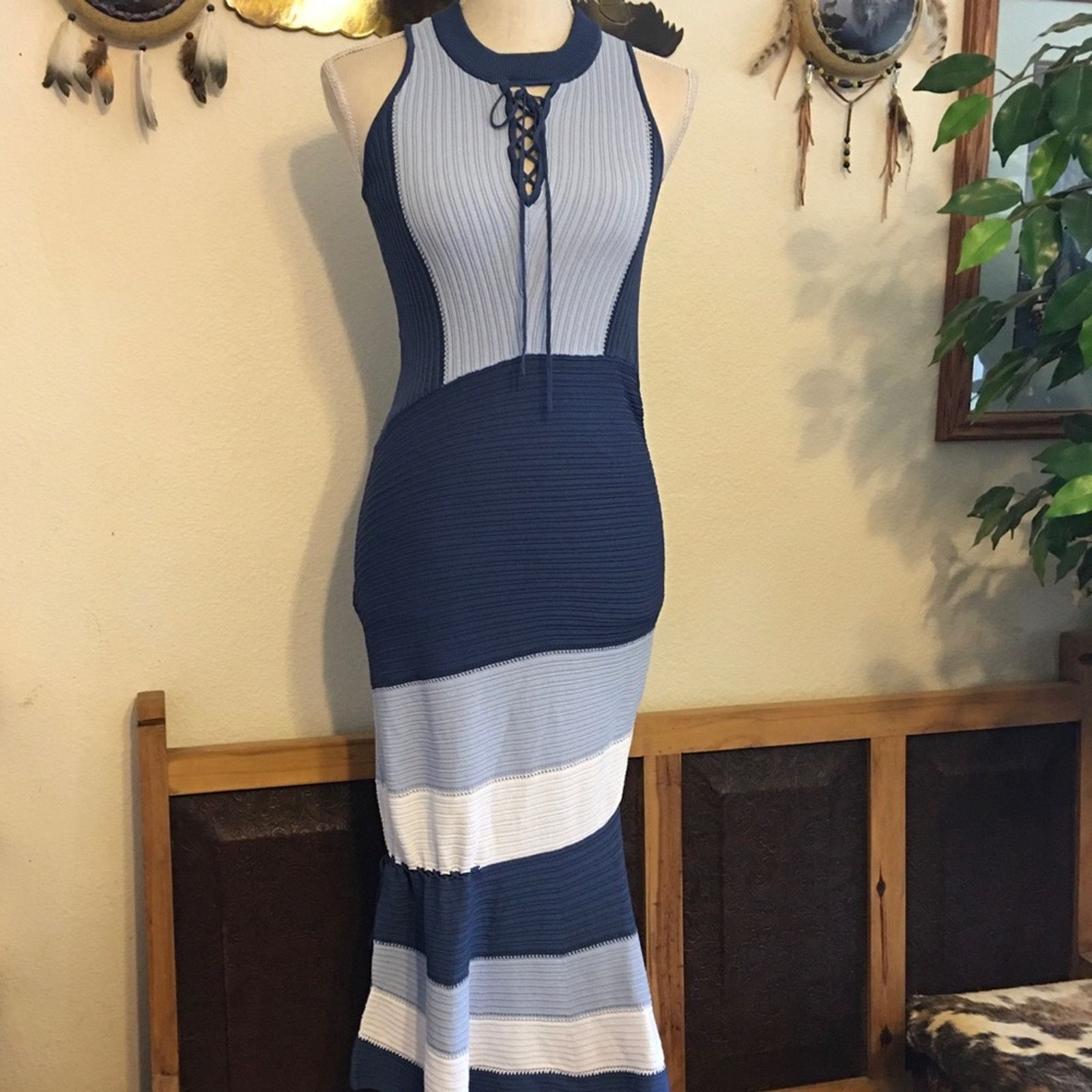 Jonathan Simkhai Jonathan Simkhai high neck color block print dress Size S / US 4 / IT 40 - 1 Thumbnail