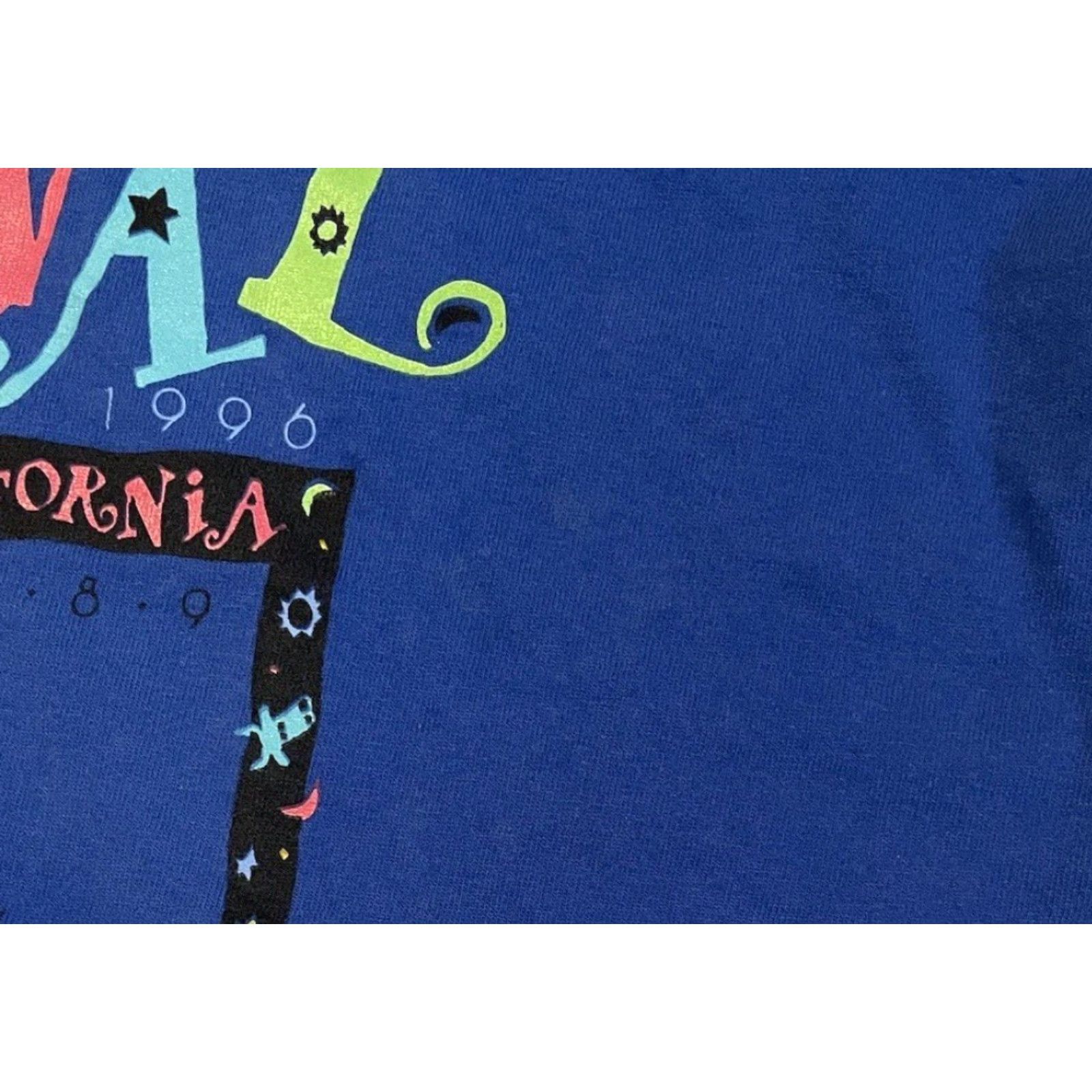 Vintage VINTAGE Oakland Sun Moon 90s Faded Abstract Art Shirt XL Blue Surf Skate Grunge 80s 90s USA USA Mens T-Shirt Short Sleeve Size US XL / EU 56 / 4 - 7 Thumbnail