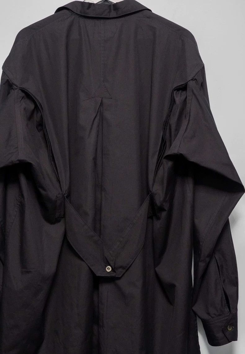 Yohji Yamamoto YohjiYamamoto1980ss Pleated Belt Shirt Jacket, Yamamoto-250 Size US L / EU 52-54 / 3 - 3 Thumbnail