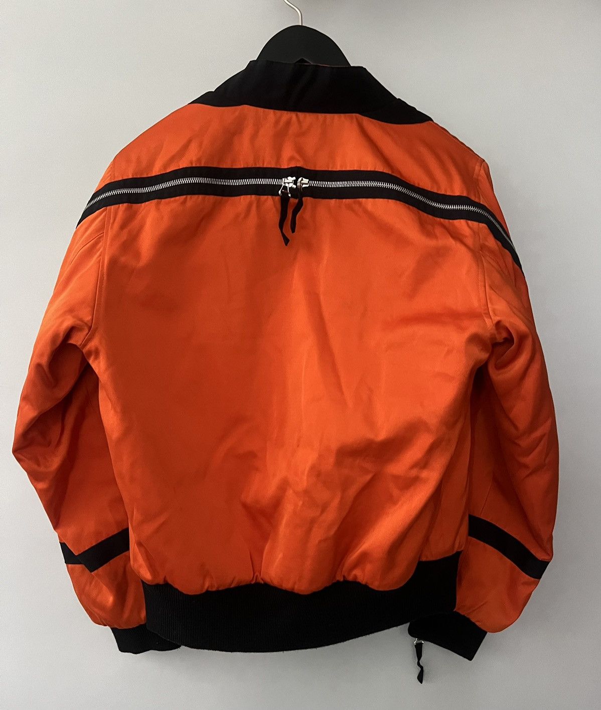 Dries Van Noten Dries Van Noten Orange Back Zip Bomber Size US M / EU 48-50 / 2 - 2 Thumbnail