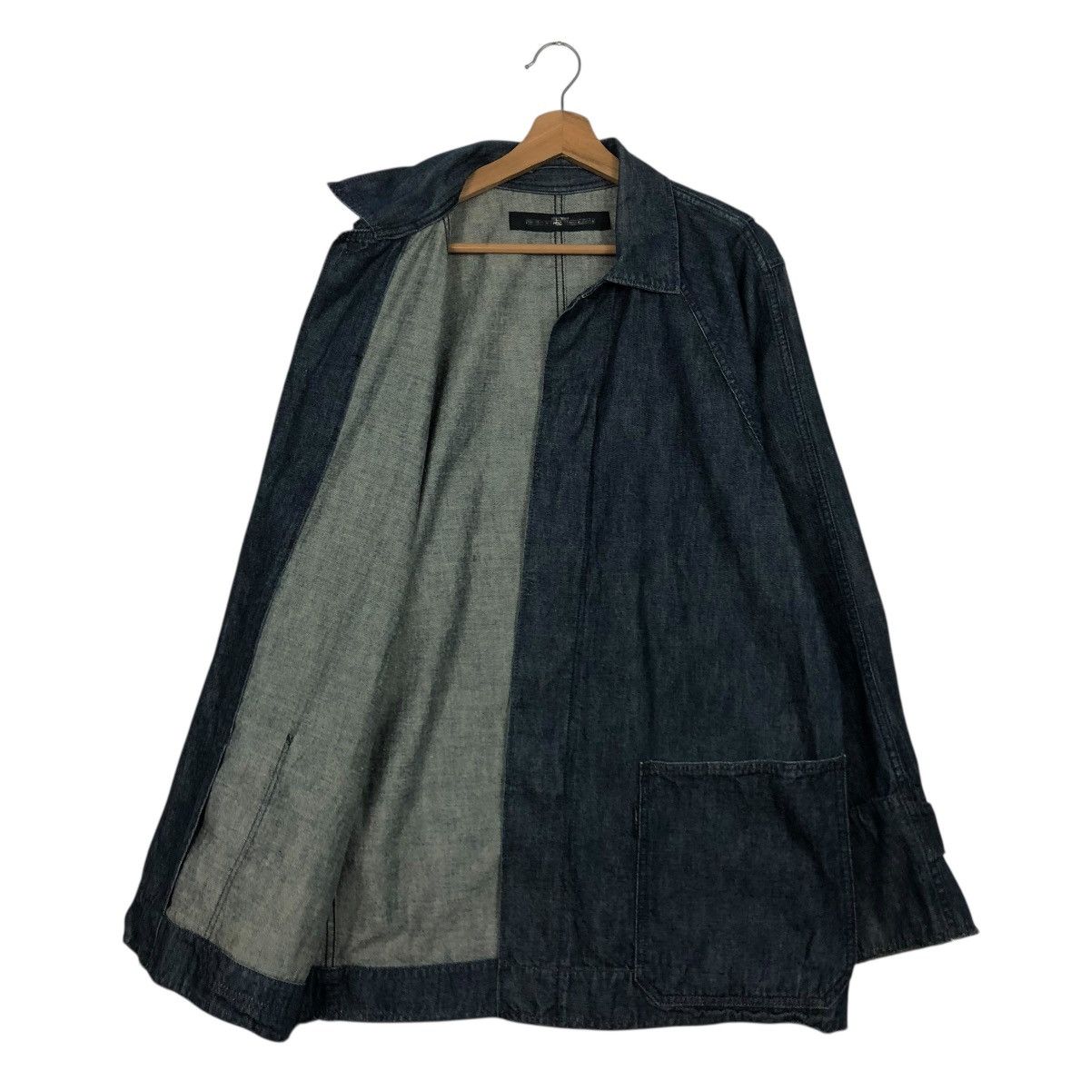 Issey Miyake 🔥1999/2000 VINTAGE DENIM WORK JACKET ZUCCA ISSEY MIYAKE Size US M / EU 48-50 / 2 - 13 Thumbnail