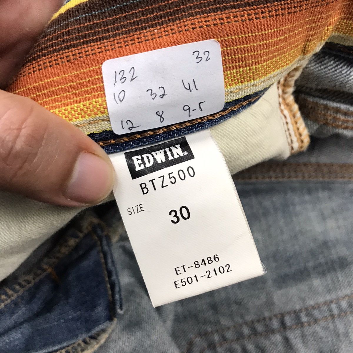 Edwin × Japanese Brand BLUE TRIP EDWIN 503 BOOTCUT FLARE JEANS DENIM PANTS 132 Size US 30 / EU 46 - 17 Thumbnail