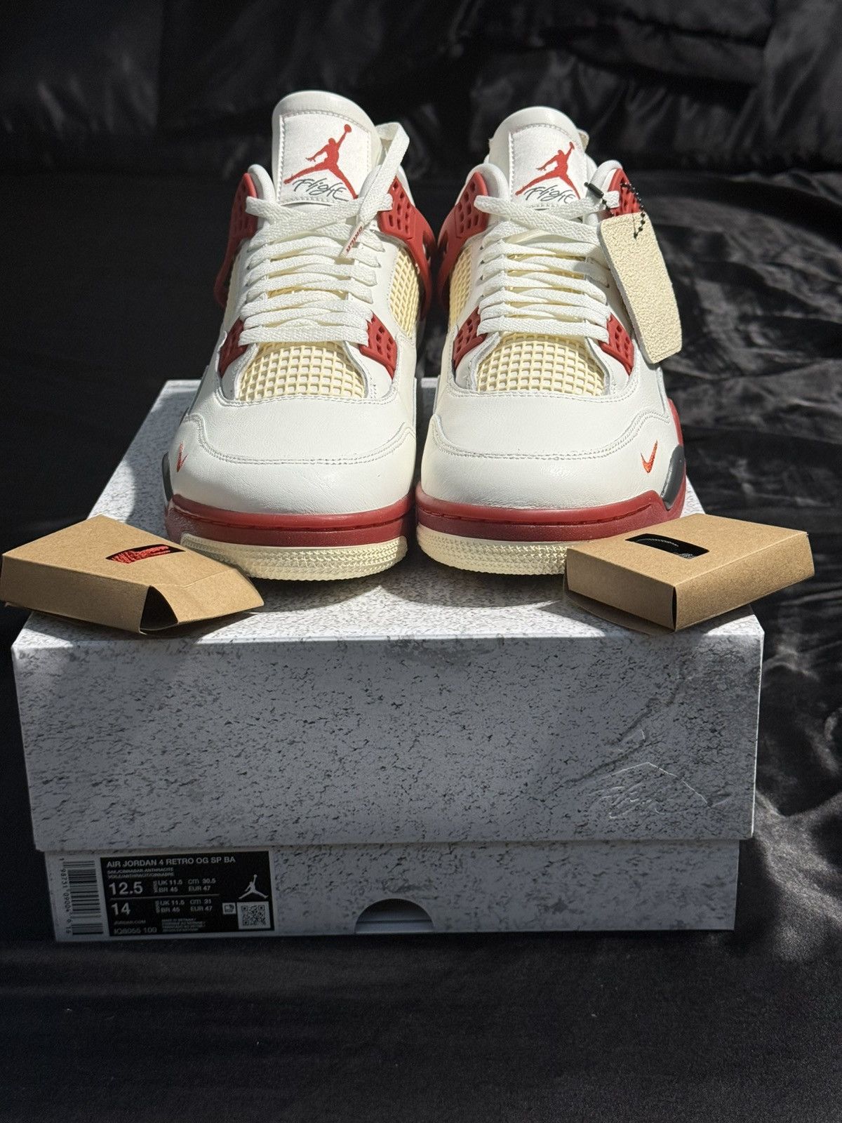 Nike Air Jordan 4 Retro OG SP Nigel Sylvester Brick After Brick Size US 12.5 / EU 45-46 - 7 Thumbnail
