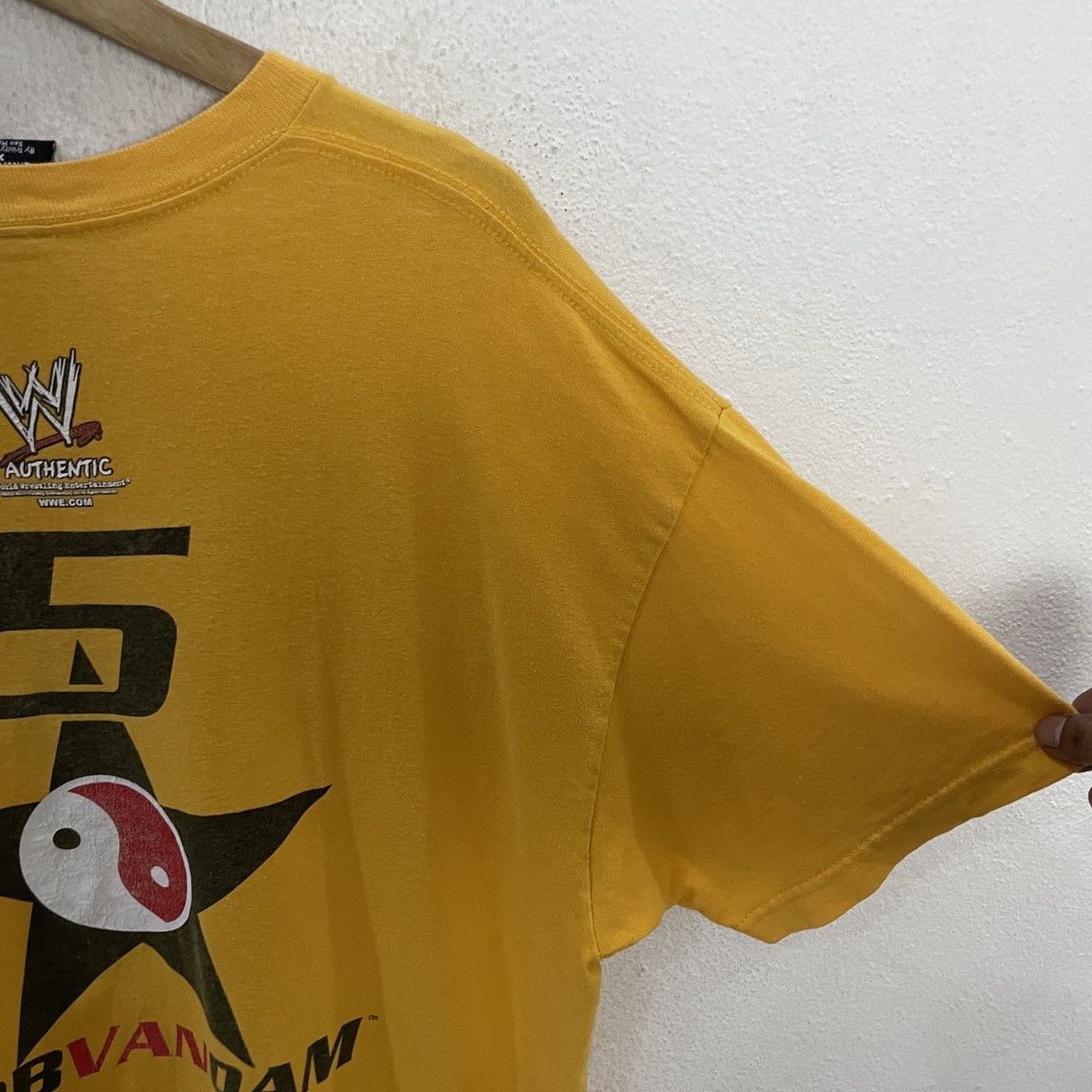 WWE Vintage 90s Rob Van Dam RVD Wwe T-shirt Size US L / EU 52-54 / 3 - 3 Thumbnail