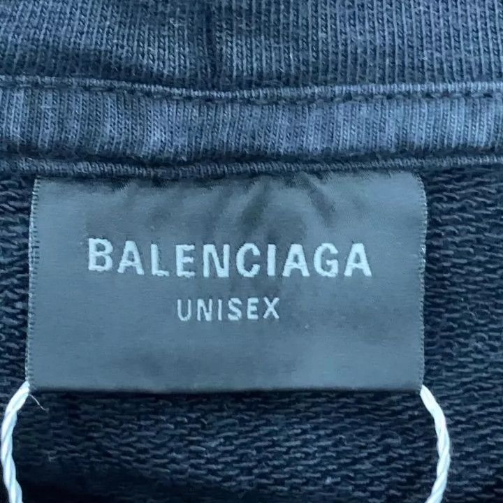 Balenciaga Balenciaga Back Logo word Mother print black and grey hoode Size US XXS / EU 40 - 5 Thumbnail