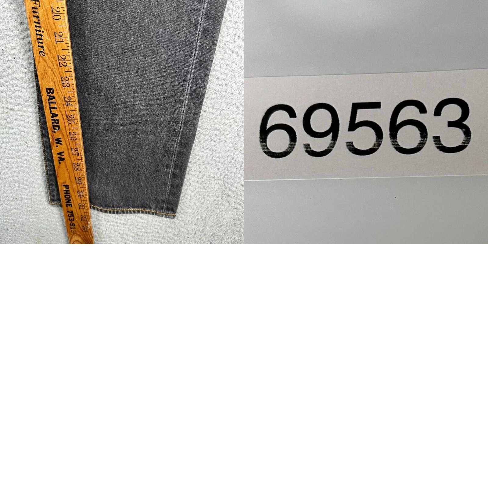 Levi's Levi's 501 Jeans Mens Straight 34x31 Grey Distressed Red Tab Denim 100% Cotton Vintage Preppy Tag Size 34x31 Mens Classic Casual Shirts? Size US 34 / EU 50 - 8 Thumbnail