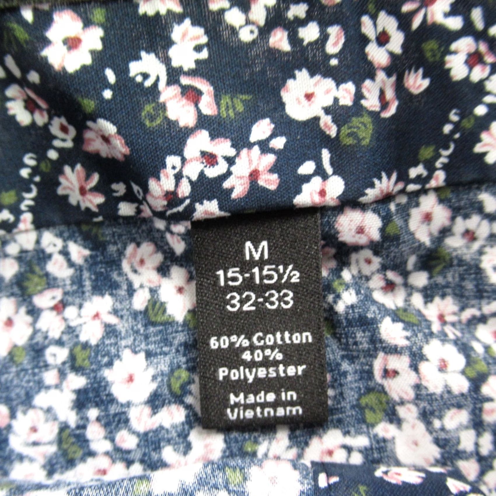 Vintage J. Ferrar Shirt Mens Medium Long Sleeve Floral Casual Slim Fit Size US M / EU 48-50 / 2 - 5 Thumbnail