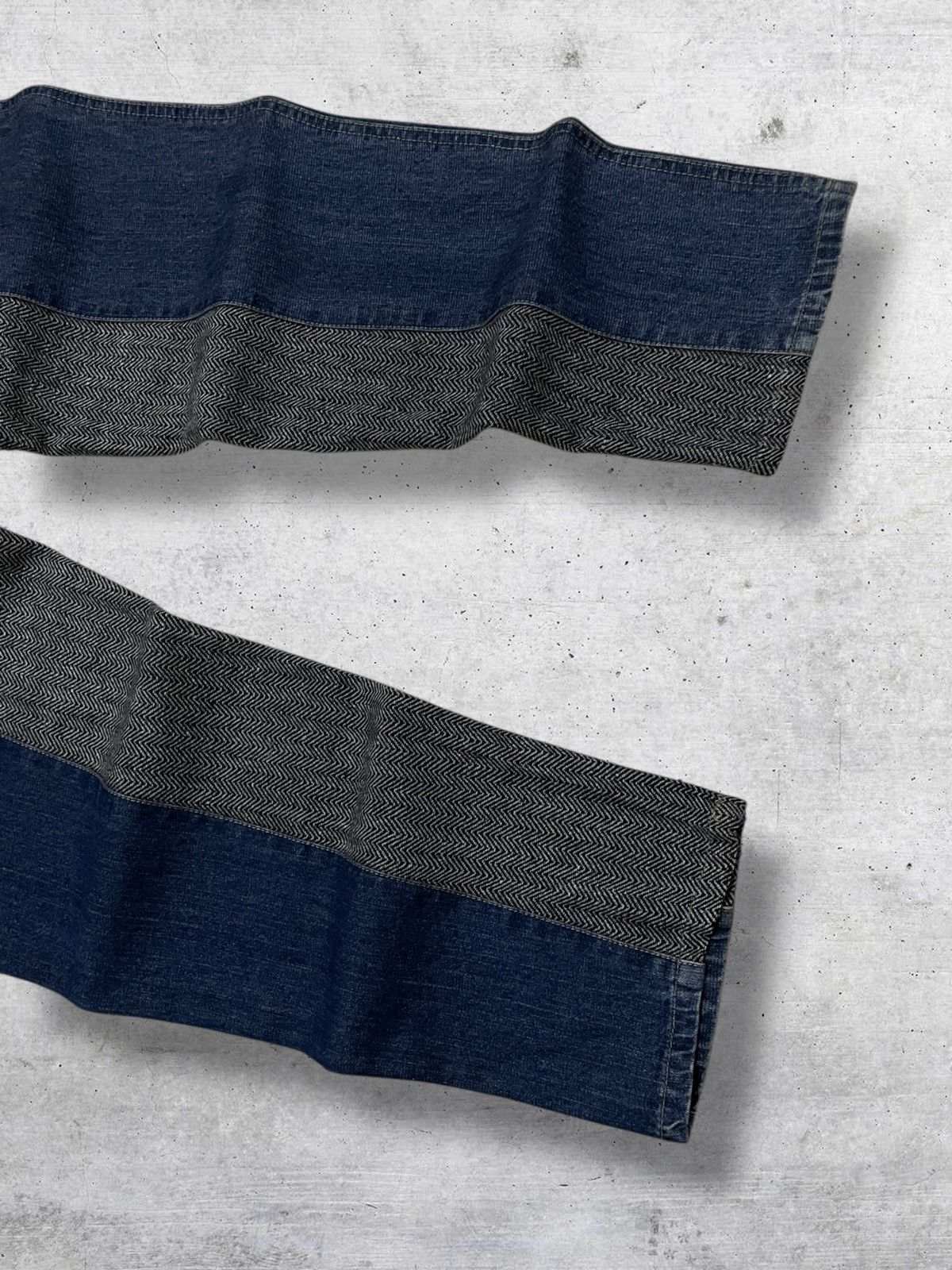 Japanese Brand VINTAGE DOUBLE LAYERED TWEED JAPAN DESIGNER AFIFTY TWO DENIM Size US 31 - 11 Thumbnail