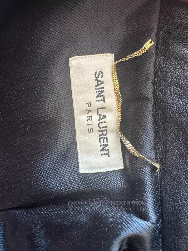 Saint Laurent Paris Saint Laurent Paris Studded Cowhide Leather Jacket i Size XS / US 0-2 / IT 36-38 - 2 Thumbnail