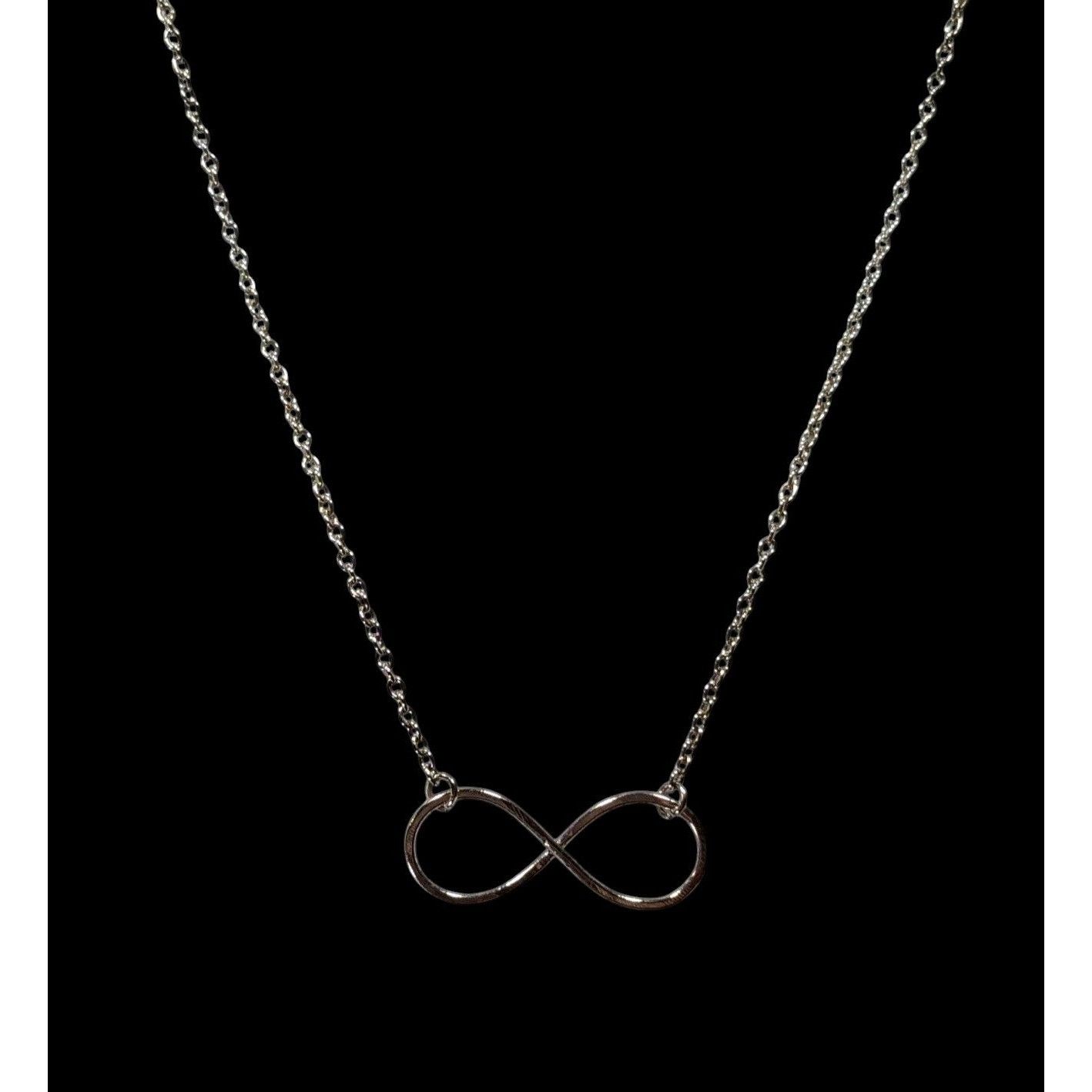 Other Dainty Infinity Pendant Silver Tone Necklace Size ONE SIZE - 2 Thumbnail