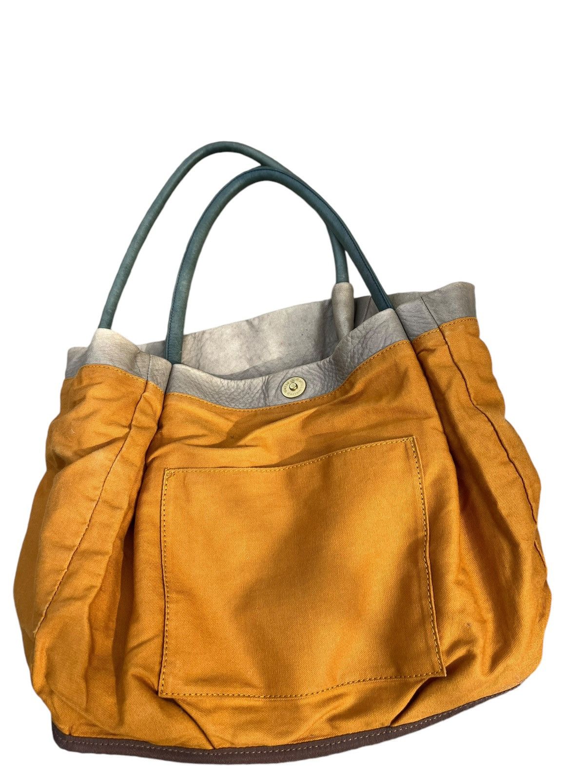 Leather Cledran Japan Faded Patina Leather Mini tote Bag Size ONE SIZE - 24 Thumbnail