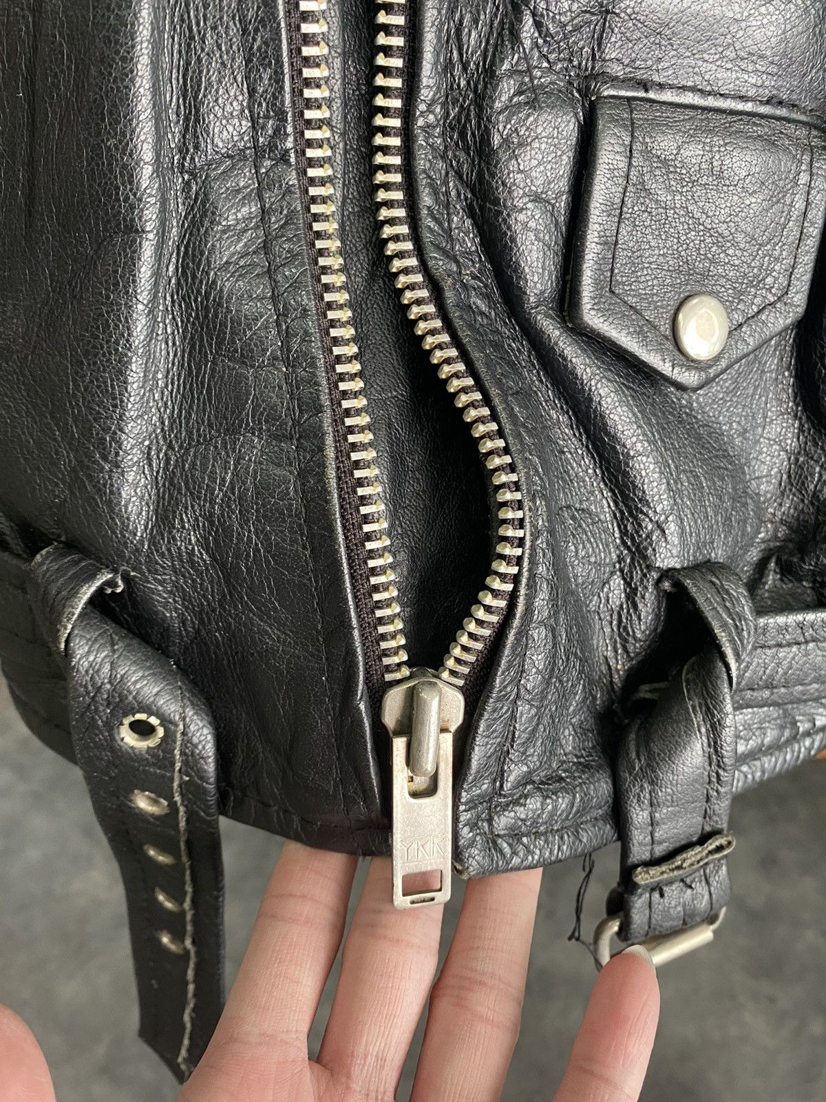 Vintage Pick leather jacket Size US XXS / EU 40 - 6 Thumbnail
