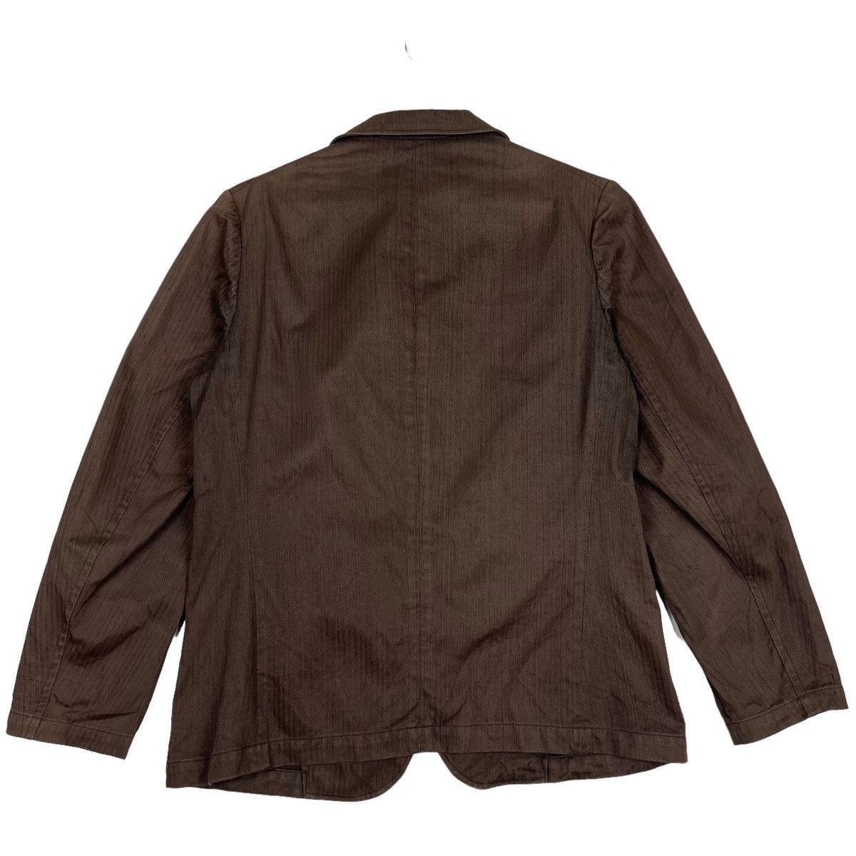 Yohji Yamamoto 🔥 YOHJI YAMAMOTO PINSTRIKE CHORE JACKET MADE IN JAPAN Size US S / EU 44-46 / 1 - 8 Thumbnail