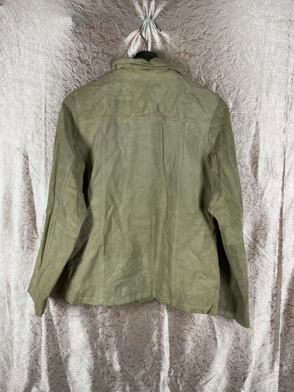 Japanese Brand Speaker Like A Child Beige Suede Leather Jacket Minimal Size US S / EU 44-46 / 1 - 7 Thumbnail