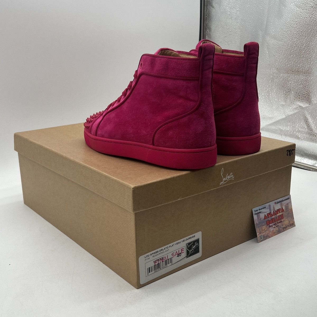 Christian Louboutin Christian Louboutin Lou spike Orlato flat rose Size US 9.5 / EU 42-43 - 4 Thumbnail