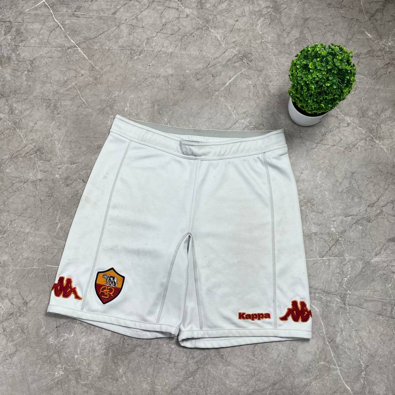 Kappa Vintage Kappa Roma 2008/2010 Football Mens Short Size M Size US 33 - 2 Thumbnail