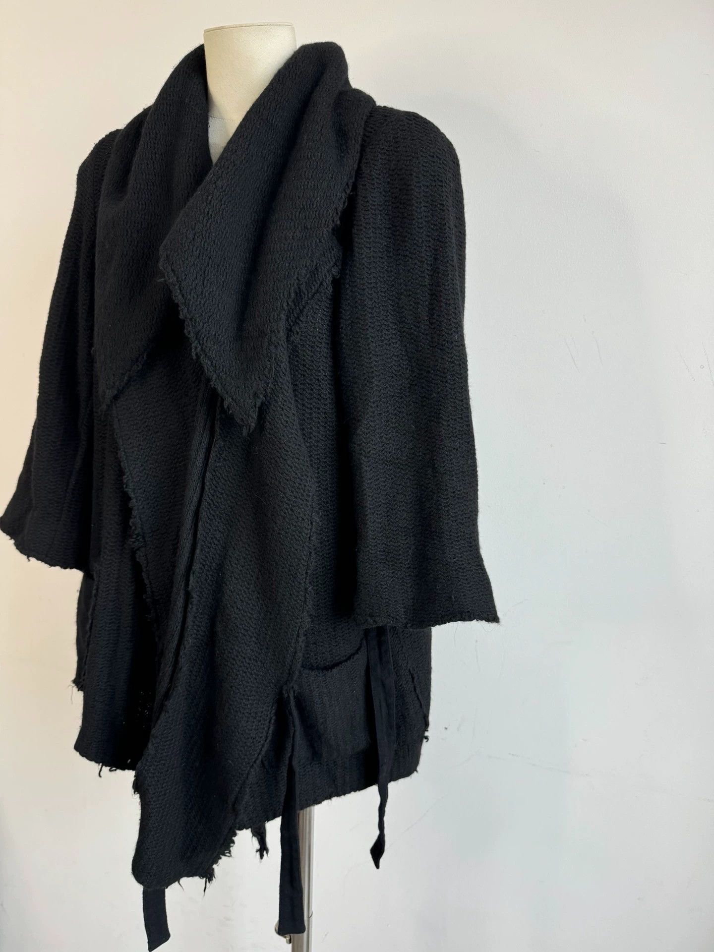 Dolce & Gabbana D&G Vintage Irregular 7/8 Sleeve Angora Wool Coat 38 Size XS / US 0-2 / IT 36-38 - 2 Thumbnail