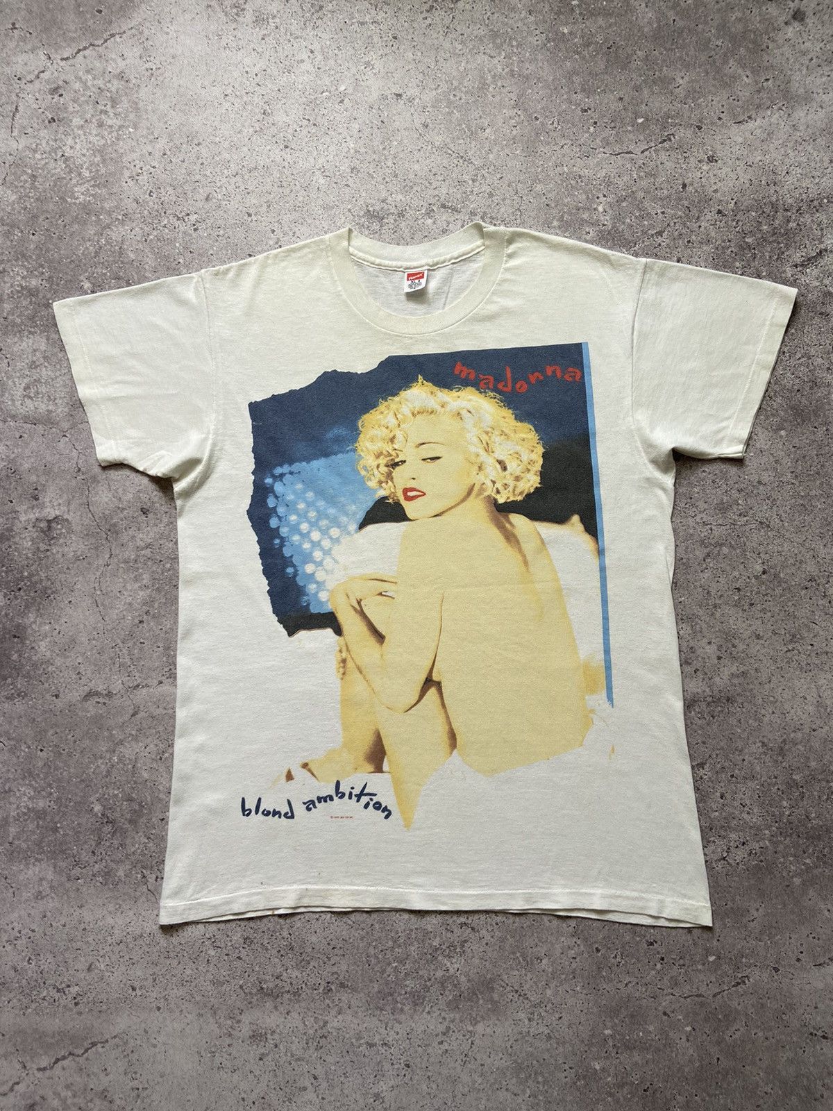 Band Tees 1990 Madonna Pop Art Vogue blonde ambition World Tour Size US XL / EU 56 / 4 - 1 Thumbnail