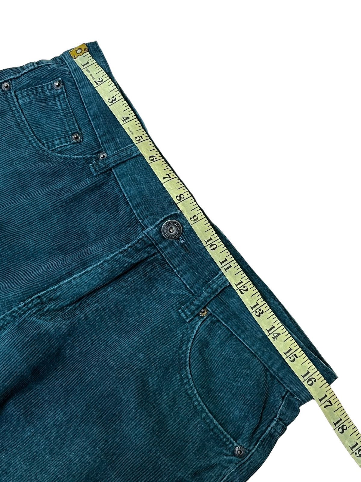 In The Attic IN THE ATTIC GREEN CORDUROY JEANS Size US 33 - 13 Thumbnail