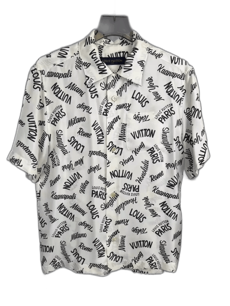 Louis Vuitton Louis Vuitton Silk Short Sleeve Shirt-yf Size US S / EU 44-46 / 1 - 1 Thumbnail
