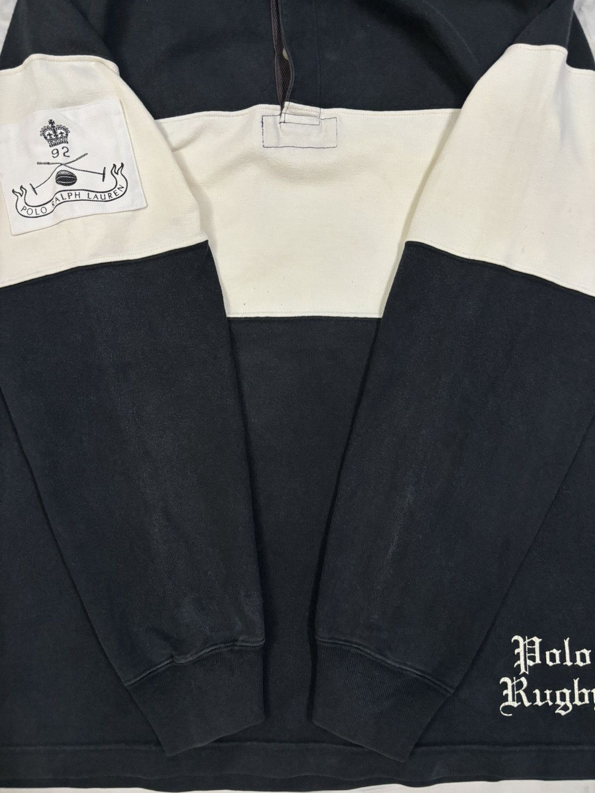 Ralph Lauren Vintage 90s Ralph Lauren Polo Rugby Long Sleeve Shirt Size US L / EU 52-54 / 3 - 12 Thumbnail