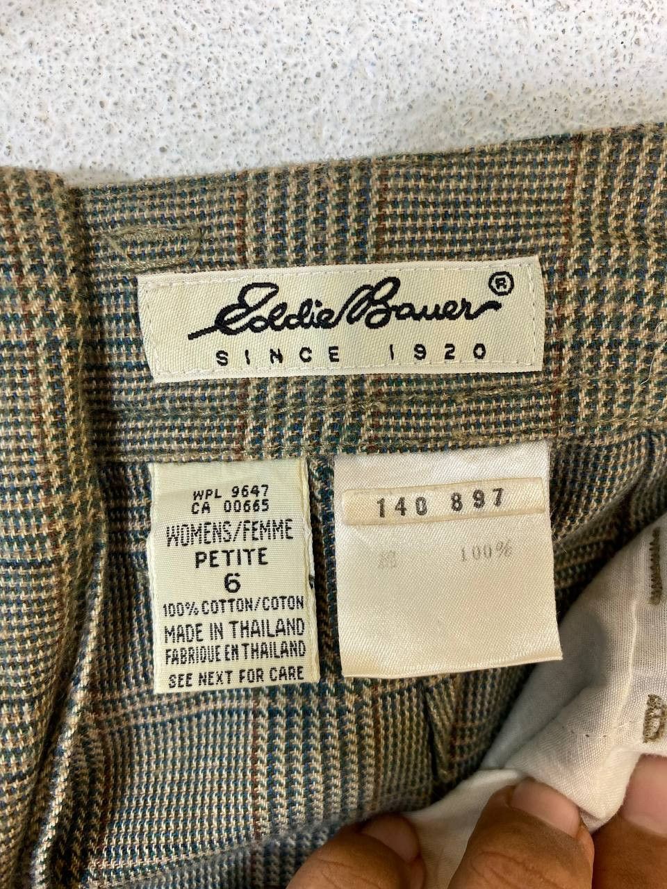 Eddie Bauer vintage eddie bauer checkered pants nice design Size 29" - 9 Thumbnail
