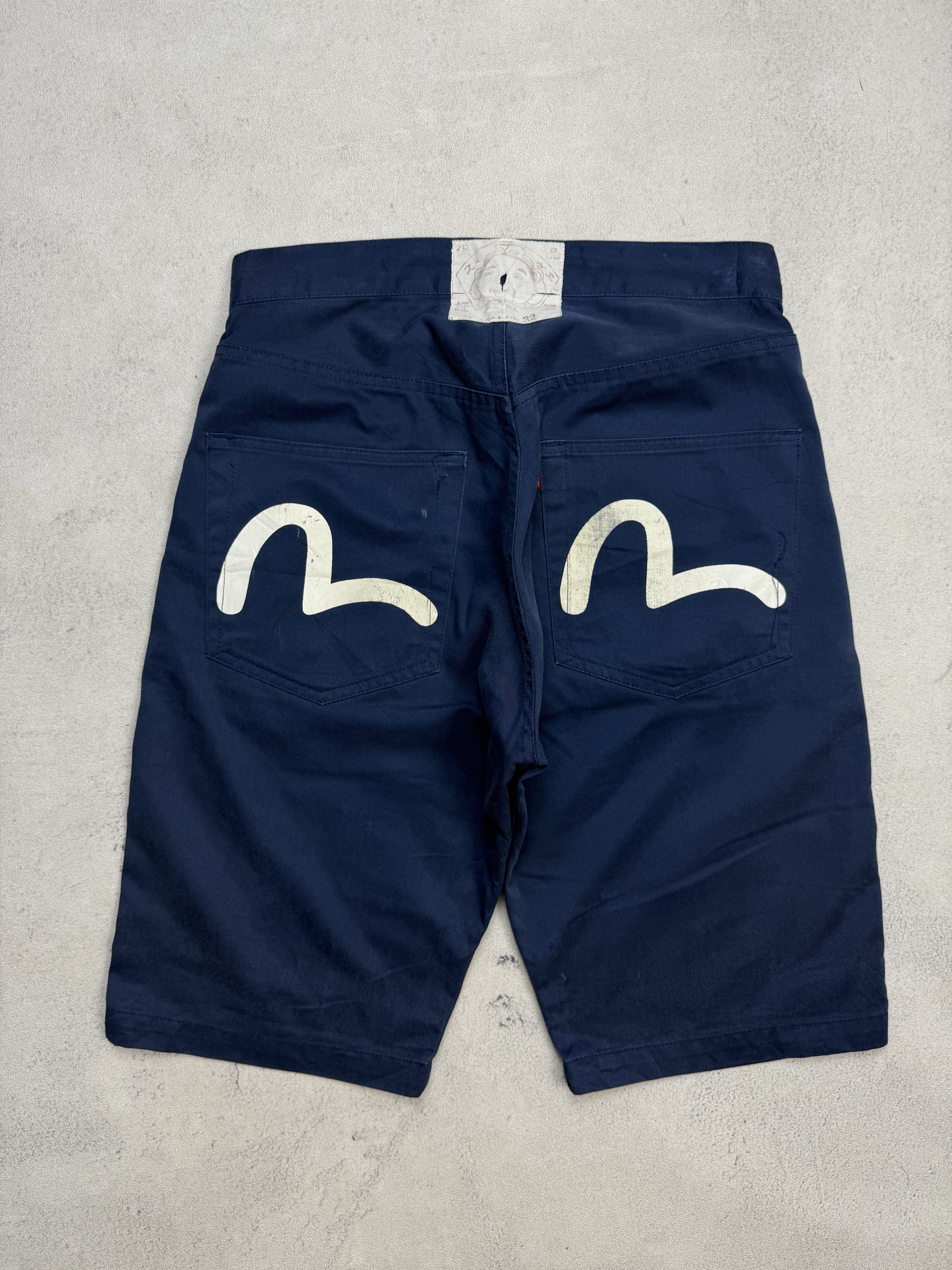 Evisu Vintage 90s Evisu Short Pants Size US 32 / EU 48 - 1 Thumbnail