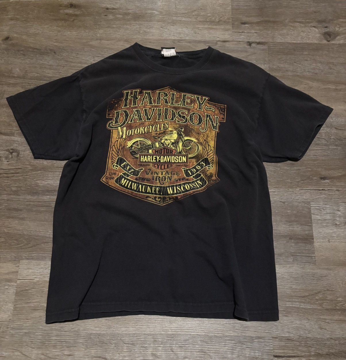 Harley Davidson Vintage Harley Davidson Tee-Shirt Size US M / EU 48-50 / 2 - 1 Thumbnail
