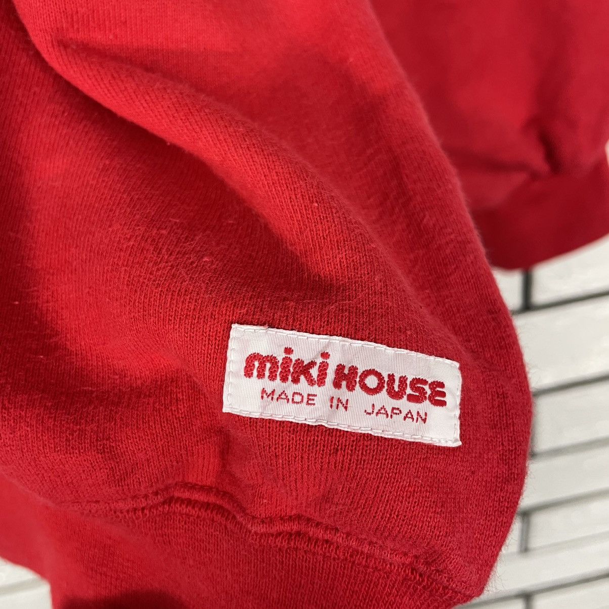 Japanese Brand Vintage Miki House Red Crewneck Sweatshirt Size US L / EU 52-54 / 3 - 10 Thumbnail