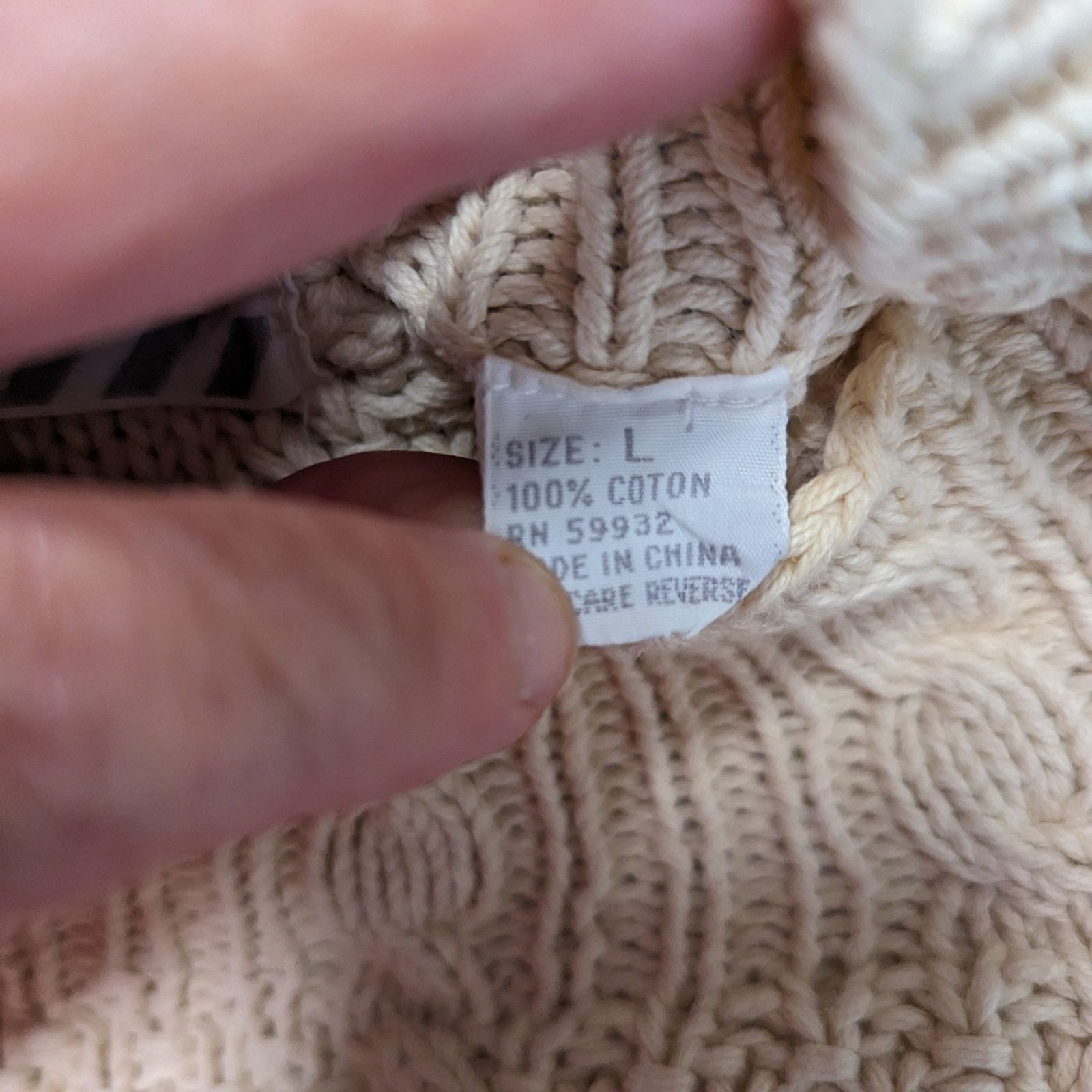 FABRIZIO DEL CARLO Vintage Fabrizio Cable Knit Sweater / Large Size L / US 10 / IT 46 - 4 Thumbnail