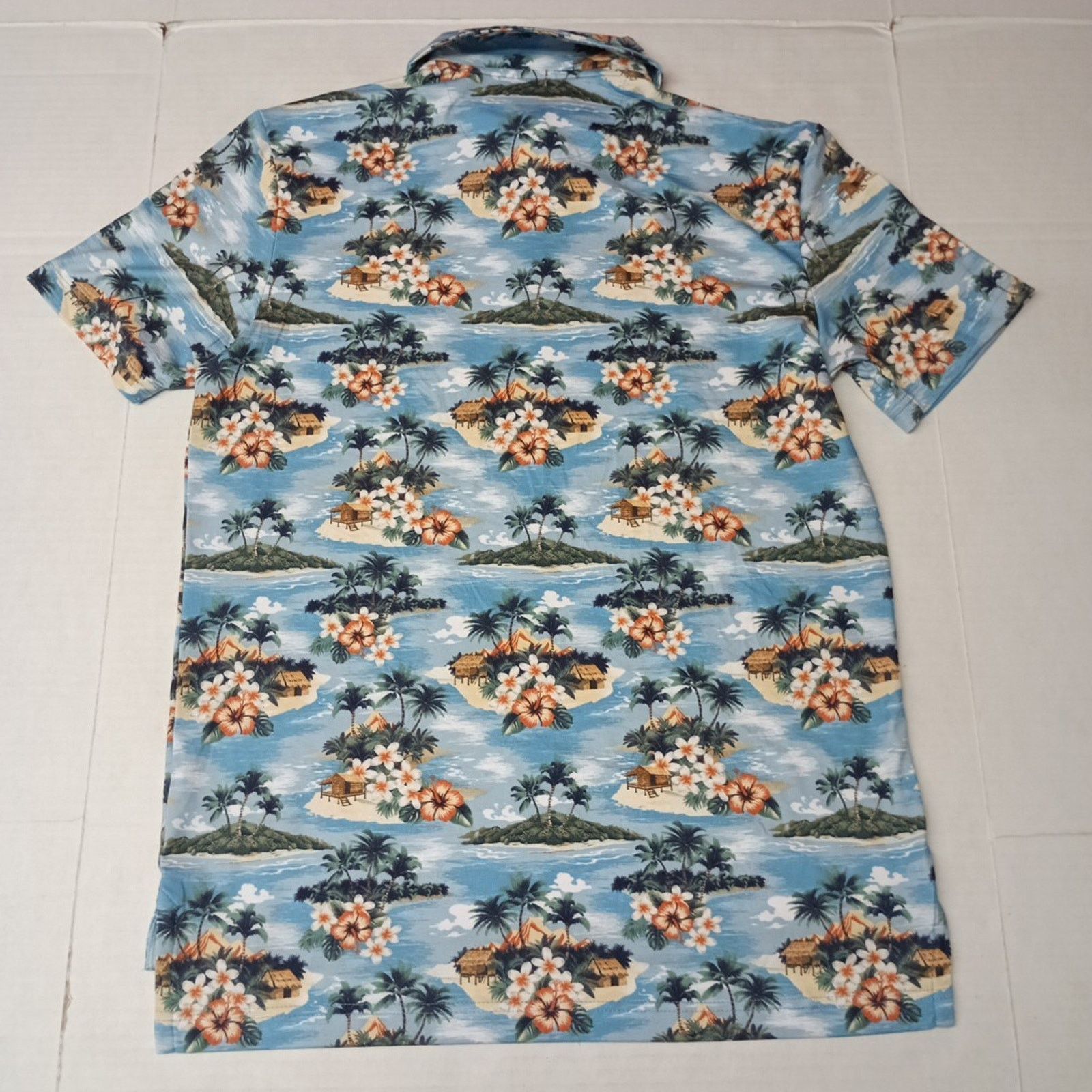 Chaps Chaps Everyday Performance Polo Shirt Men Size S Blue Floral Size US S / EU 44-46 / 1 - 8 Thumbnail