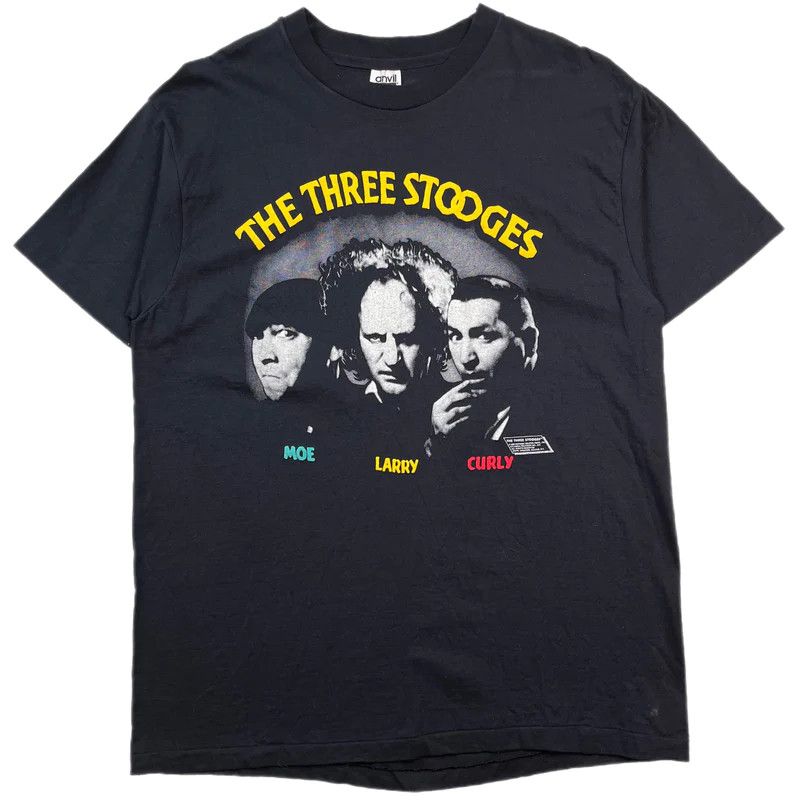 Vintage CLASSIC 1988 THREE STOOGES GRAPHIC T-SHIRT | Grailed