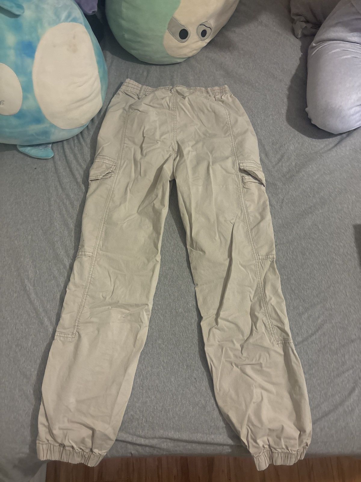 Garage Garage cuffed high rise beige cargo pants Size 25" / US 0 / IT 36 - 2 Thumbnail