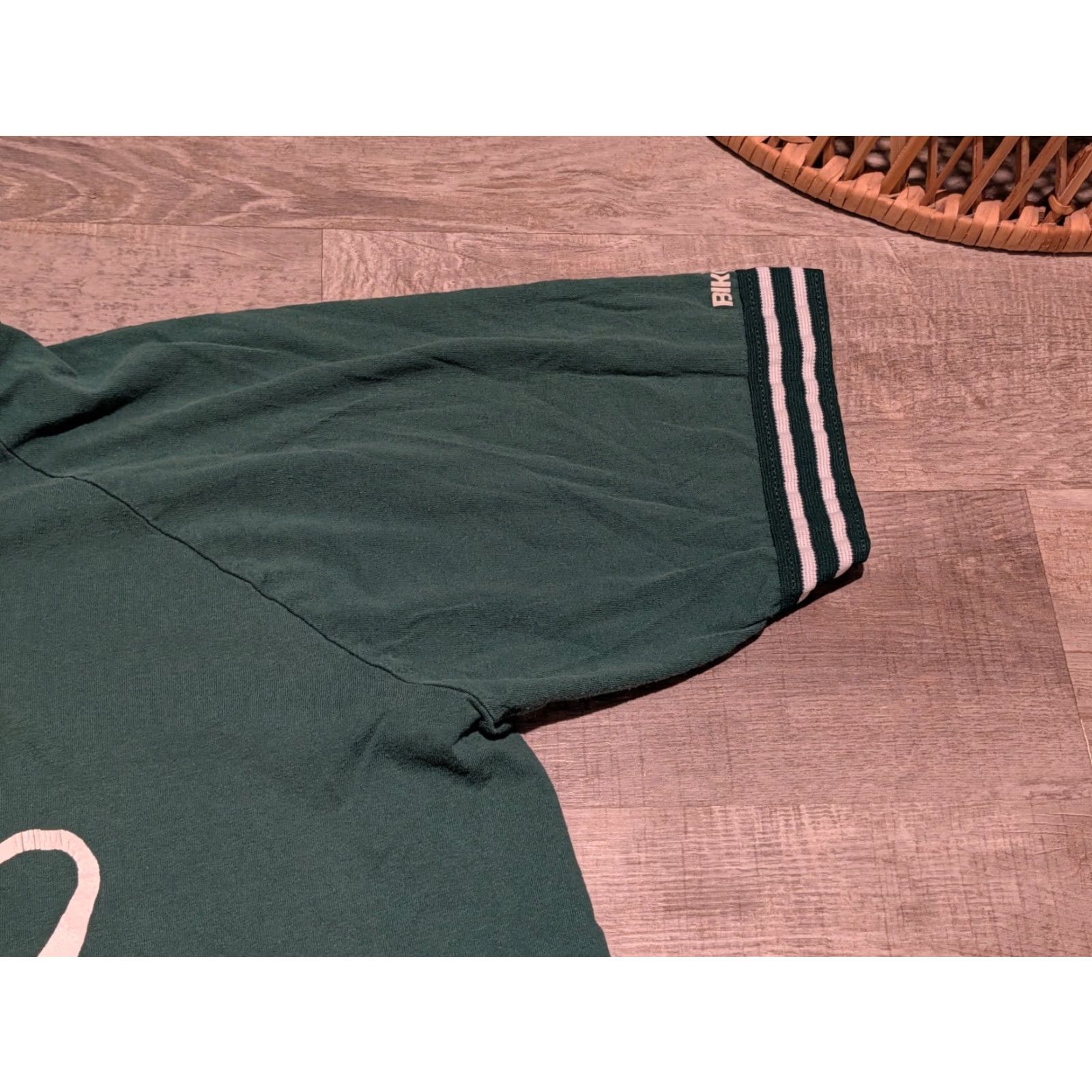 Vintage VINTAGE Bike Athletic Polo Shirt Collared Tee USA Made Green XL 80s Mens Size US XL / EU 56 / 4 - 5 Thumbnail