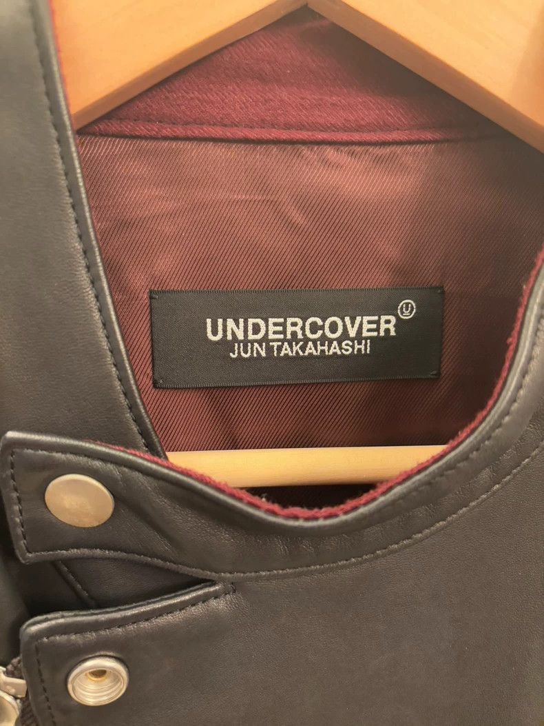 Undercover Undercover Takahashi Shield diagonal zipper black suede lea Size US L / EU 52-54 / 3 - 4 Thumbnail