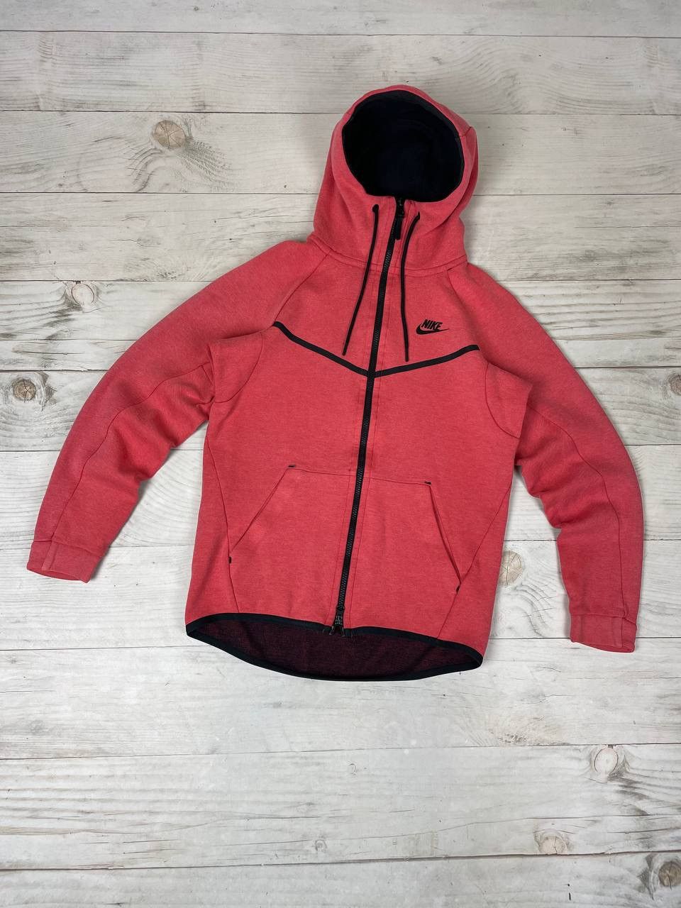 Nike × Stussy Stussy Nike Fleece Zip Hoodie in Habanero Red | Grailed