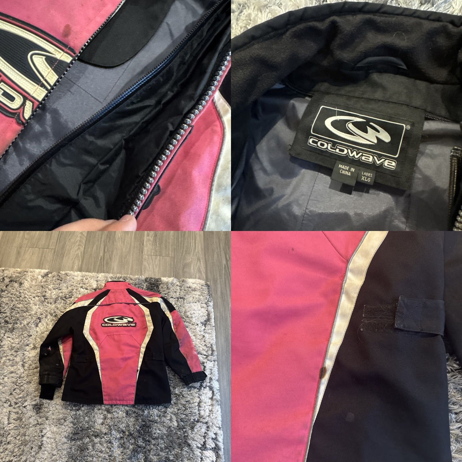 Pinko FLAWED Coldwave Ladies Pink Ski Jacket Coat XL READ!! Nike Size XL / US 12-14 / IT 48-50 - 9 Thumbnail