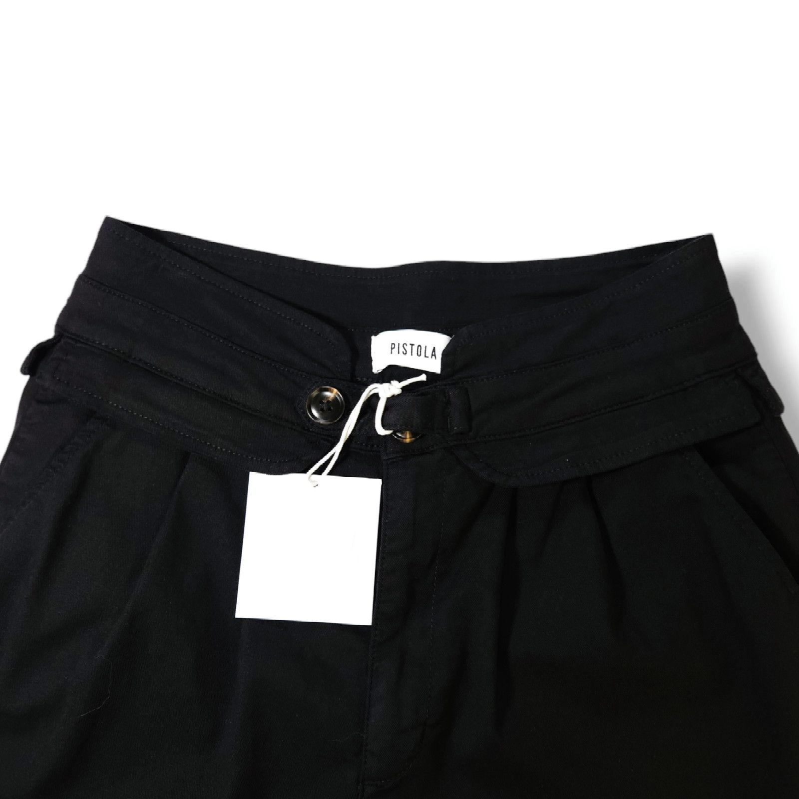 Pistola NWT Pistola Kori Pleated Trouser Pants Sz. 27x29 Black Size 27" / US 4 / IT 40 - 5 Thumbnail