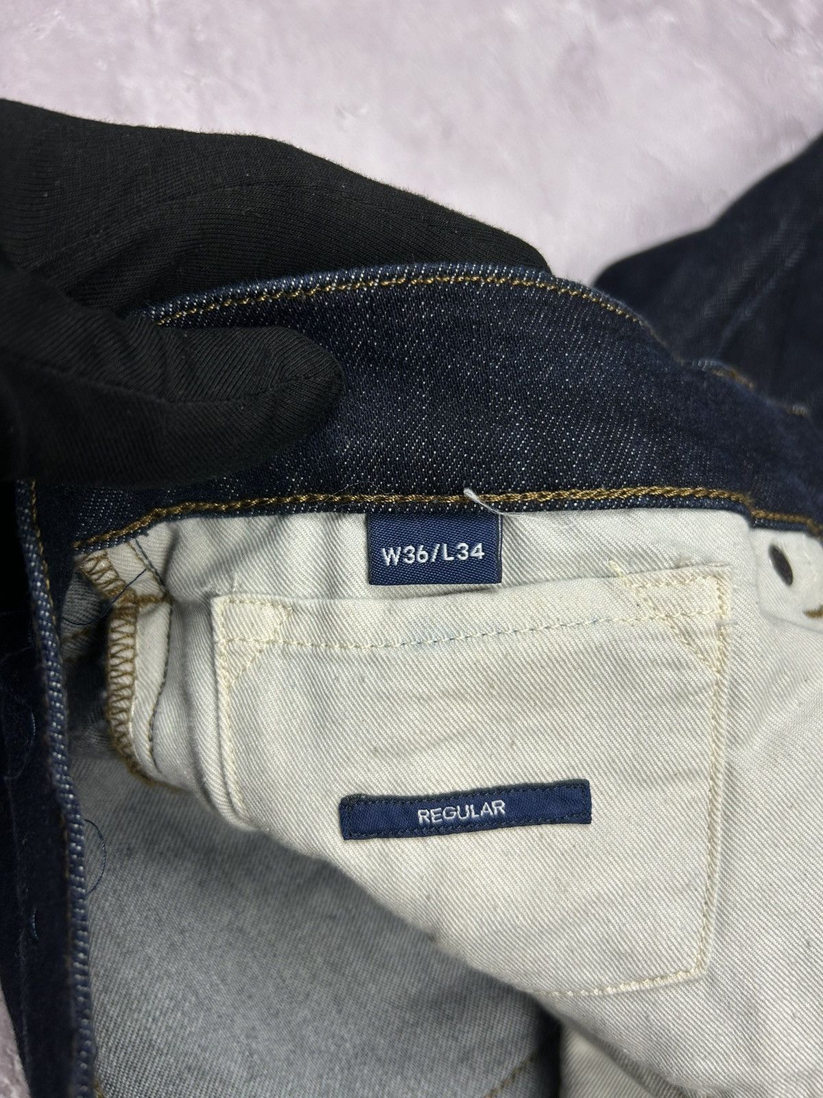 Gant GANT Regular Fit Dark Blue Jeans W36 L34 Size US 36 / EU 52 - 9 Thumbnail