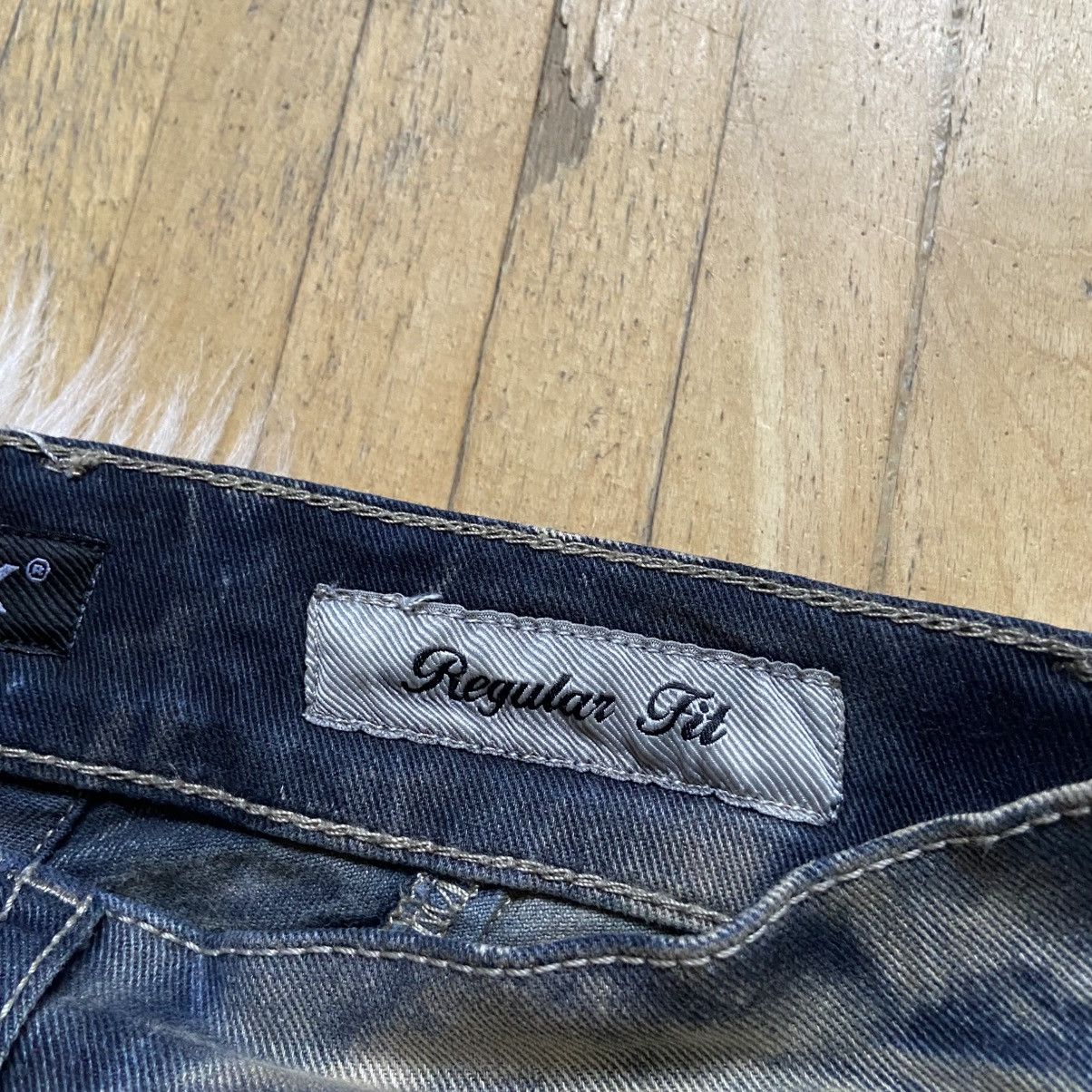 If Six Was Nine 📌Crazy Cipo & Baxx Vintage Avant Garde Acid Wash Jeans Size US 30 / EU 46 - 10 Thumbnail