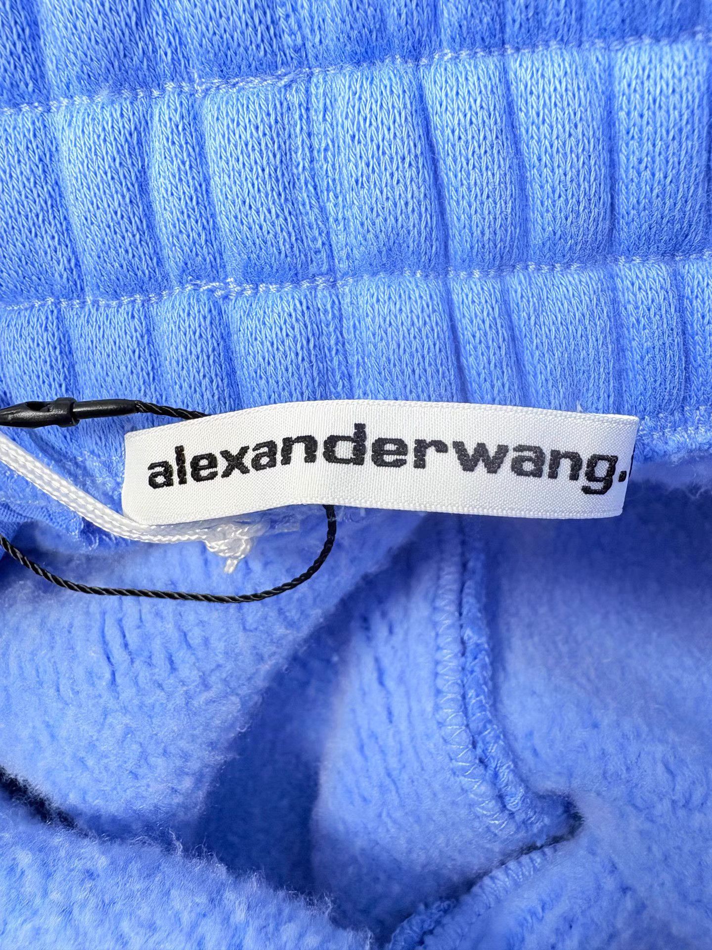Alexander Wang ALEXANDER WANG Logo Fleece Sweatpants Size US 29 - 6 Thumbnail