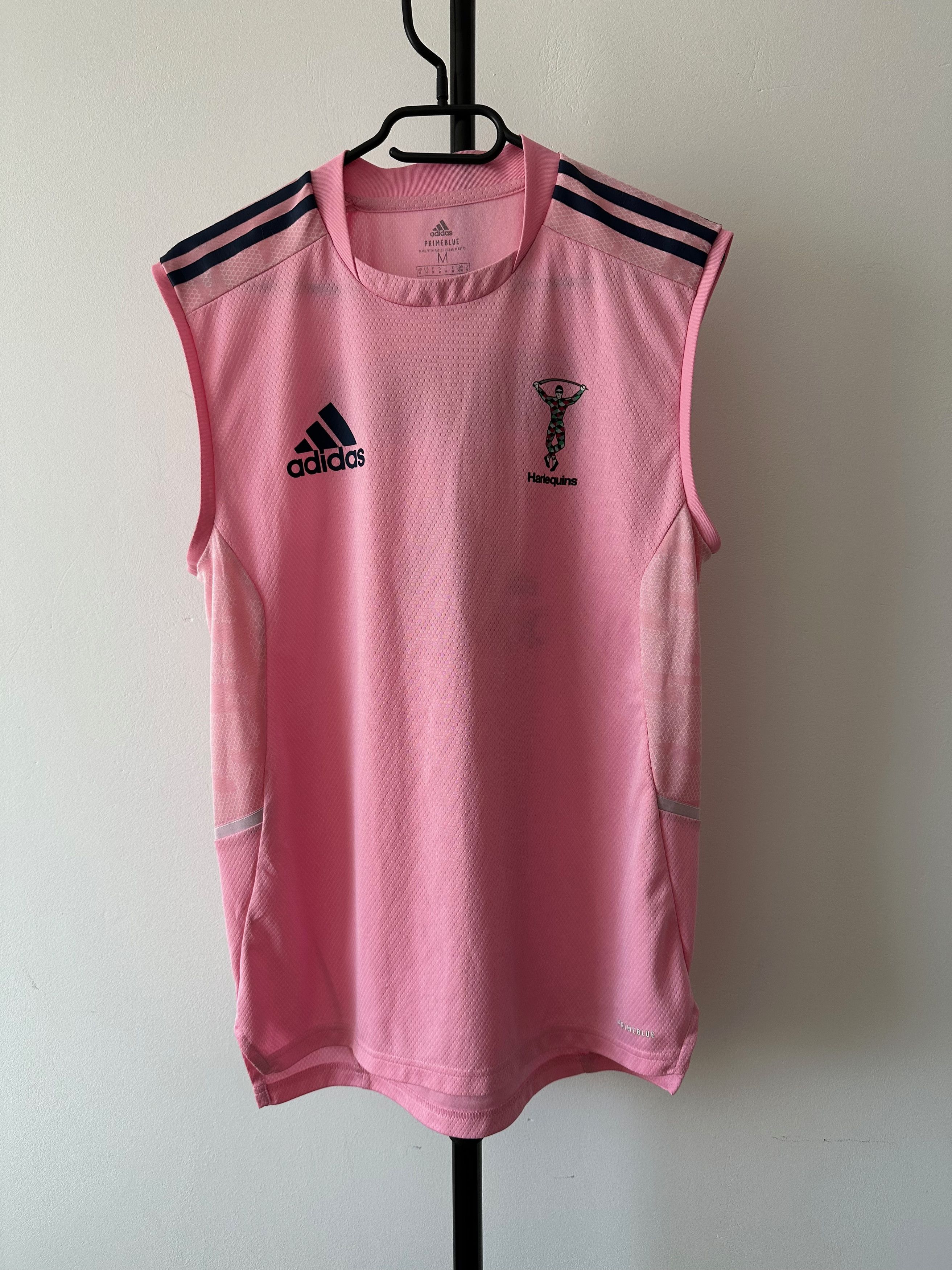 Adidas 2021 Harlequins Adidas Sleeveless Rugby training shirt Size US M / EU 48-50 / 2 - 2 Thumbnail