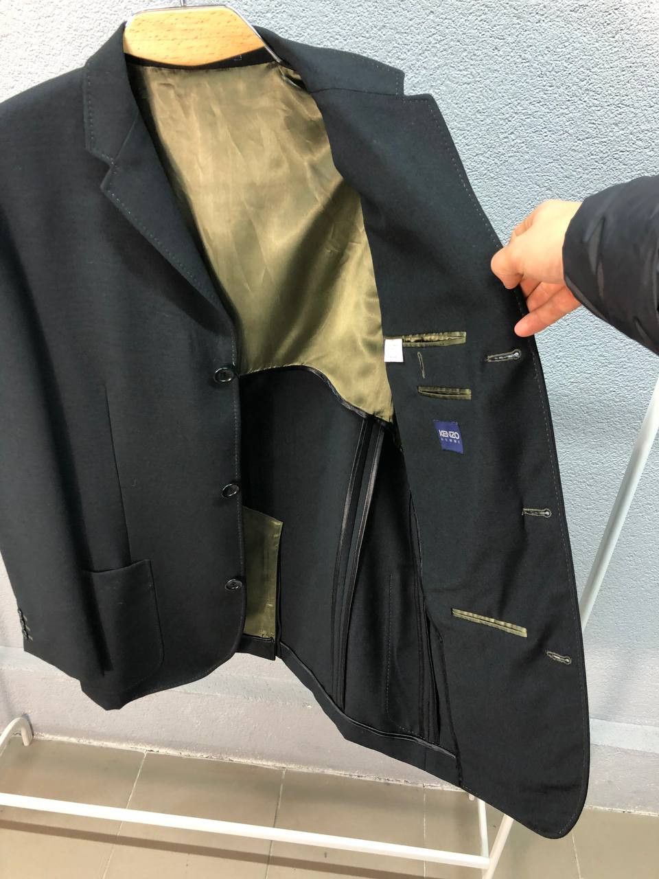 Kenzo Kenzo mens wool blazer jacket size 50 / Medium Size 50R - 10 Thumbnail