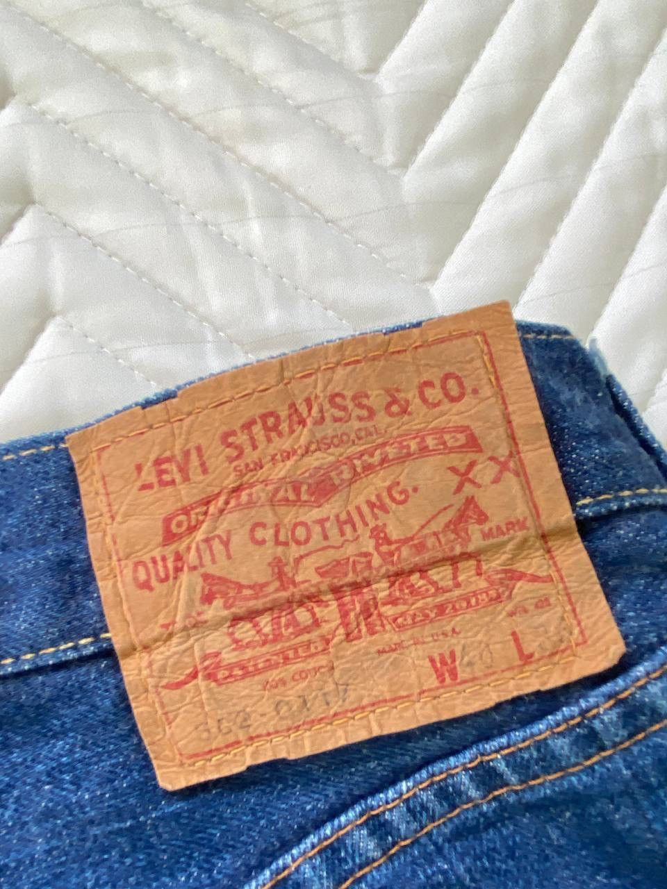 Levi's True Vintage 70s Levis Lot 505 Redline Selvedge Jeans Size US 37 - 8 Thumbnail