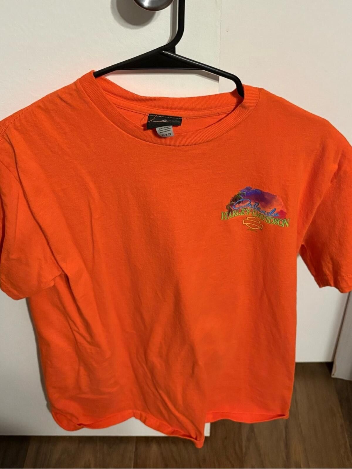 Harley Davidson Harley-Davidson Orlando Orange Graphic Tee Size US M / EU 48-50 / 2 - 2 Thumbnail