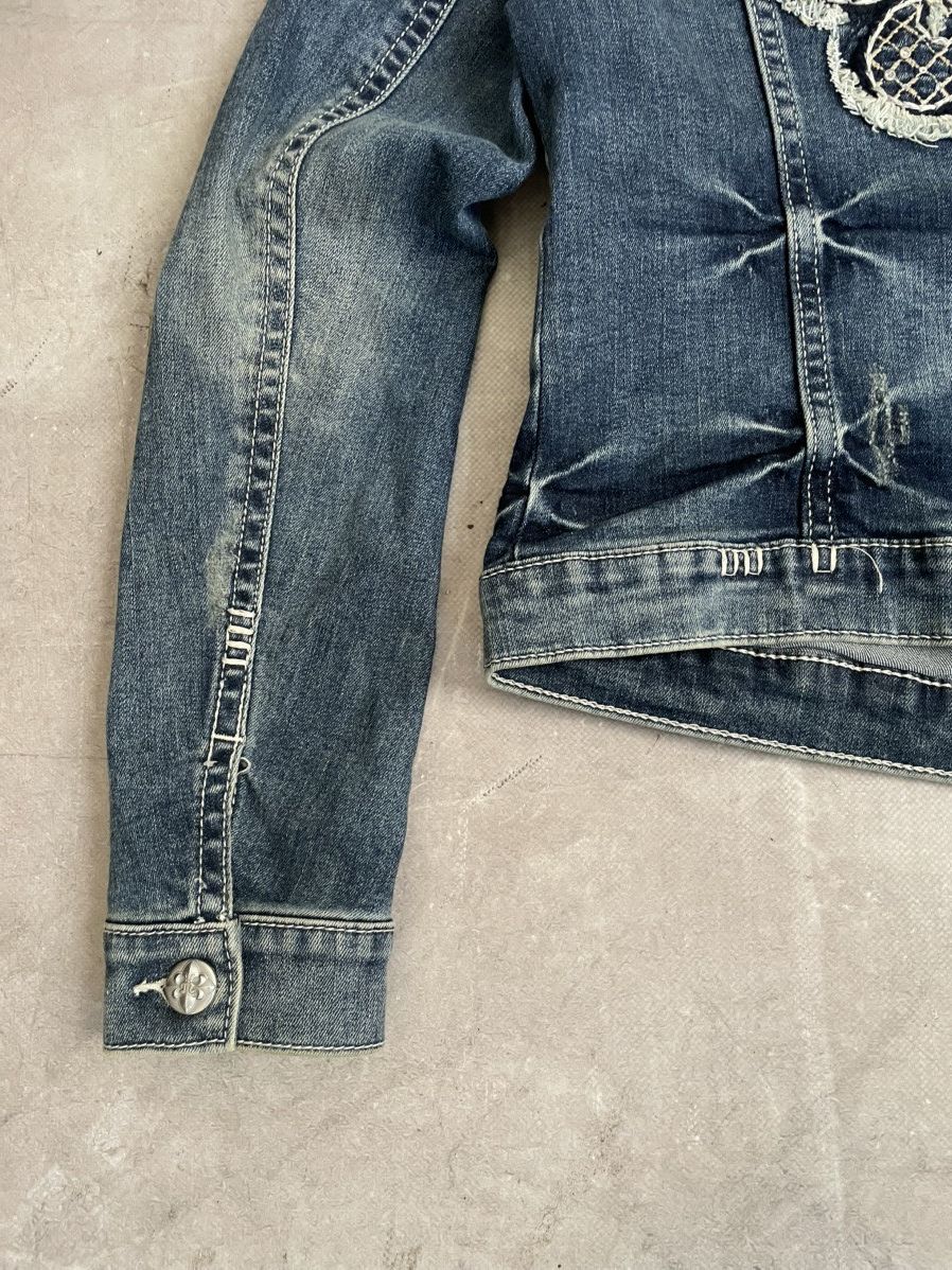 Tornado Mart Miss me Denim Jacket Blue affliction style trucker jacket Size US M / EU 48-50 / 2 - 10 Thumbnail