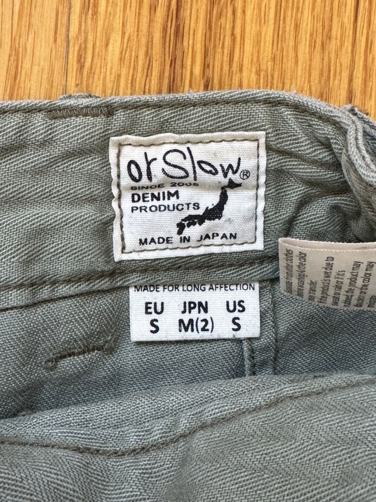 Orslow Herringbone Fatigue Pants Size US 30 / EU 46 - 3 Thumbnail