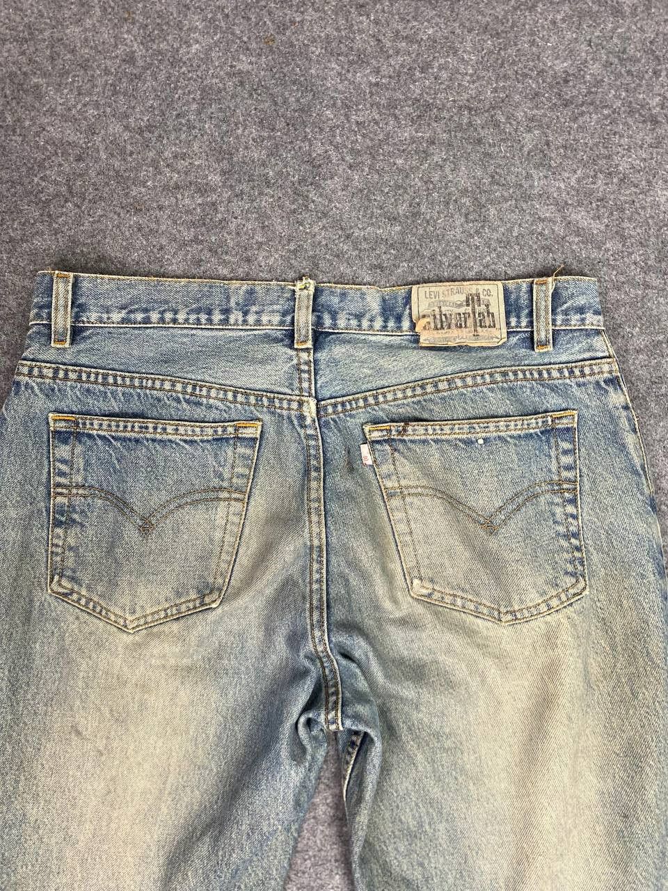 Levi's vintage levis silvertab loose cut distressed denim Size US 35 - 3 Thumbnail